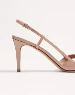 Valentino VLogo Signature Patent Leather Slingback Pump 80Mm - Image 2